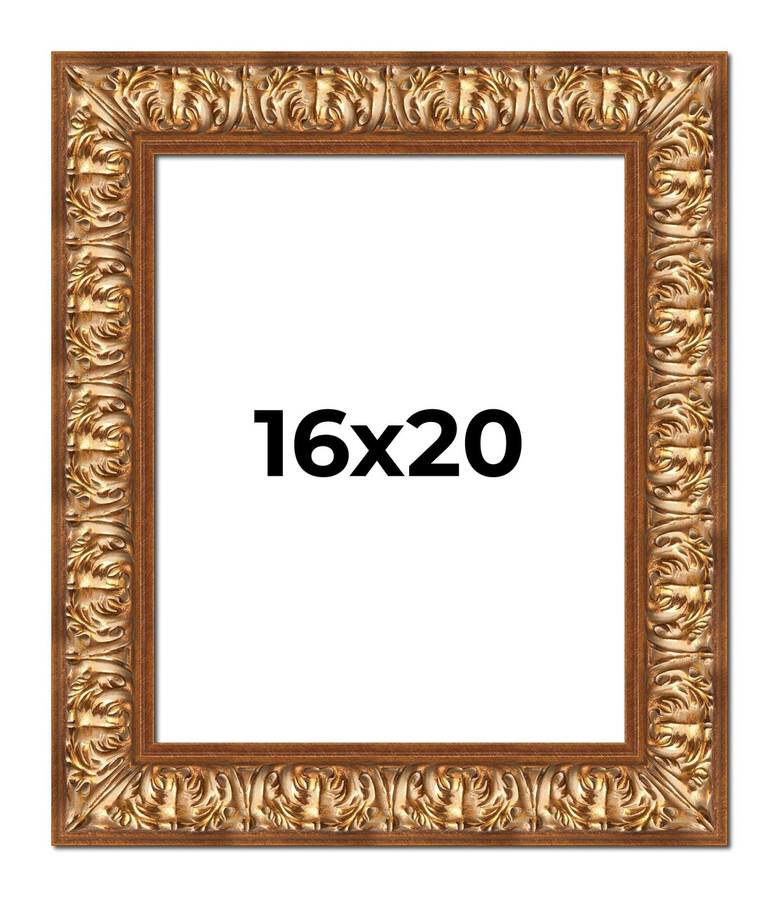 16x20 Modern Shadow Box 1" Depth Picture Frame with UV-Resistant Acrylic & Acid Free Backing, Available in 4 Finishes - Black, Brown, Gold, White
